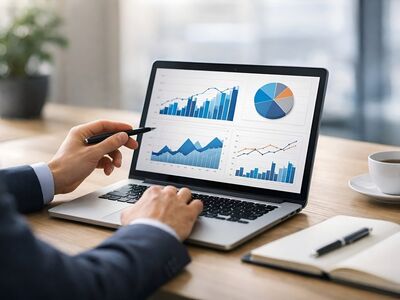 data, analysis, business, charts, graphs, analytics, finance, marketing, growth, strategy, report, laptop, office, work, corporate, technology, dashboard, planning, decision, investment, professional