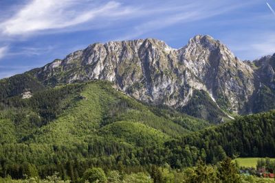 mountains, tatras, nature, landscape, poland, giewont, travel, summer, blue sky, forest, hiking, western tatras, tatra national park, tourism, mountainous, view, green, clouds, perspective, summer vacation