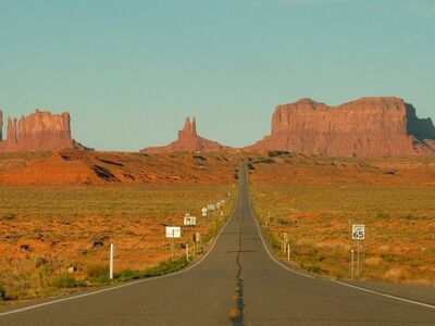 utah, monument valley, road, desert, landscape, nature, notable buttes, american southwest, iconic, silhouette, view, journey, hiking, memorable, miles, sign, road to open sky, road trip, sunsetting