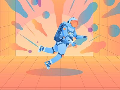 astronaut, spacesuit, fantasy, cool backgrounds, free wallpaper, wallpaper 4k, creative, geometry, space, beautiful wallpaper, colors, full hd wallpaper, wallpaper hd, free background, space wallpaper, 4k wallpaper 1920x1080, running, cartoon, space fantasy, laptop wallpaper, modern, colorful, background, 4k wallpaper, abstract, fantastic, hd wallpaper, mac wallpaper, surrealism, desktop backgrounds, design, windows wallpaper, visual art