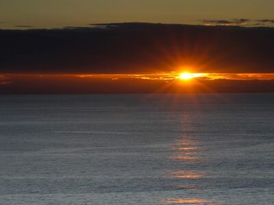 sunset, sea horizon, setting sunlight, sea surface, orange glow, calm sea, midwest, twilight, clear horizon, evening sky, ocean sunset, silent ocean, sea beauty, silence, horizon reflection, nature, calmness, cloudy sky, serenity, sunrise