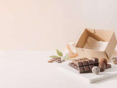 chocolate, gift wrapping, box, truffles, dessert, chocolate box, delicious, luxurious, gourmet, pleasure, milk bottle, white color, decoration, chocolate candies, wrapping, natural background, confections, gourmet delicacies, sweet