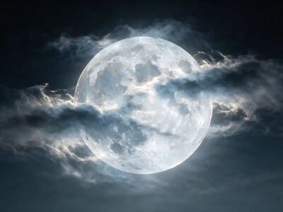moon, clouds, night sky, glowing, full moon, dark night, astronomy, night panorama, nature, magic, travel, dreamy, beautiful, lonely, calm, mysterious, poetic, classic, eternal, night light, universe
