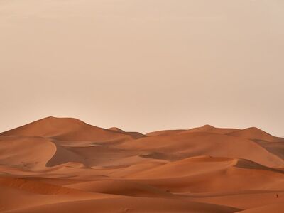 desert, sand dunes, sahara, desert landscape, sandstone, natural scenery, sunset, solitude, desert sand, warm tone, emptiness, harsh conditions, distance, horizon, claustrophobia, nature, natural beauty, shades of orange, travel, tourist attraction
