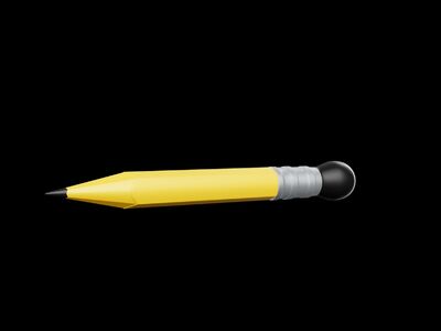 pencil, yellow, eraser, stationery, black, graphite, office, design, drawing, office supplies, creativity, writing, learning tools, school supplies, sketched, art, preparation