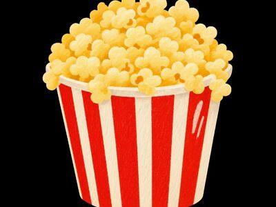 popcorn, red stripes, popcorn bucket, cinema, snack, food, colorful, entertainment, movie night, dark background, yellow, texture, artistic, weekend, contrast, party, crispy, cozy home, comfort