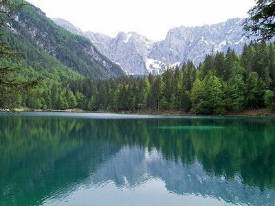 friuli, fusine, nature, lake, landscape, mountain, outdoors, river, scenic, sky, summer, travel, tree, water, wood