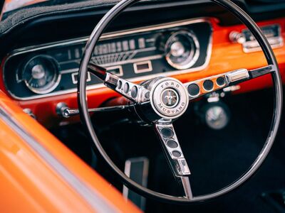 mustang, steering wheel, drive, transportation, car wallpapers, oldcar, car, photography, musclecar
