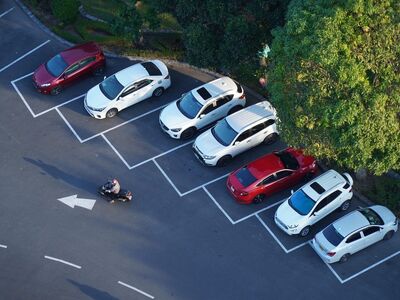 car, parking, street, car wallpapers, scenery, vietnam, aerial view