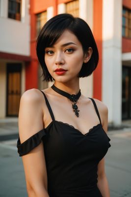 gothic, woman, portrait, model, fashion, female, outdoors, asian, modeling, pose, girl, posing, face, glamour, irish, ireland, goat, black, emo, punk, teenager, style, person, people, subculture