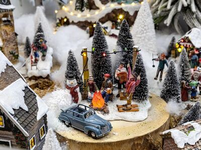 opel, car wallpapers, car, classic, decoration, christmas