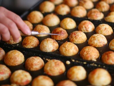 food, japanese meal, class b gourmet, takoyaki, cooking, shop