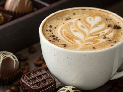 coffee, café, latte, cappuccino, espresso, barista, latte art, coffee beans, grinder, iced coffee, hot coffee, café interior, coffee shop, cozy café, coffee culture, breakfast, croissant, coffee lifestyle, coffee cup, caffeine, mug, takeaway coffee, americano, flat lay, cup, ai generated