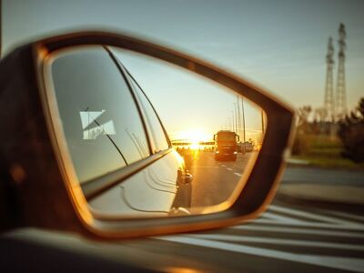 car, travel, transport, the vehicle, the sun, mirror, nature, car wallpapers, sun, sky, twilight, poland, west, route, way, the rays, auto, view, highway, tourism, expedition, horizontal, traffic, on the way, reflection