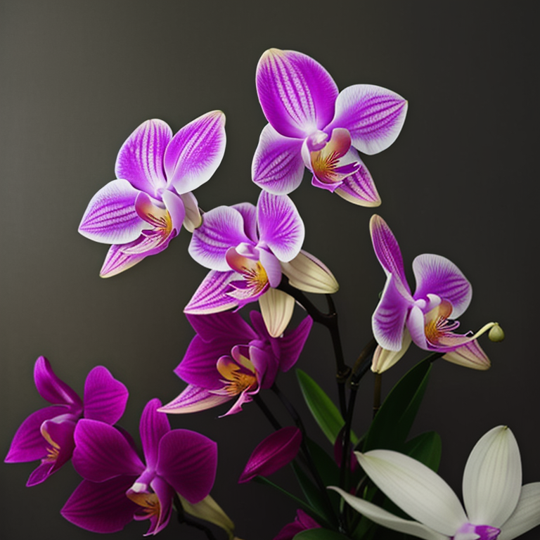orchid, nature, flower, plant, bloom, petals, fresh, colorful, beautiful flowers, floral, botany, peaceful ambiance, flower background, beautiful, lily, natural, bottle — Демотиватор