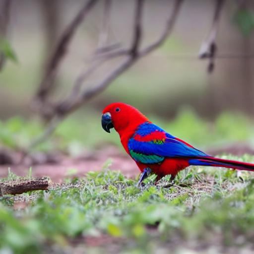 crimson rosella, rosella, parrot, bird, nature, wild, feathers, colourful, wildlife, birdwatching, platycercus elegans, beak, australian, ornithology, wings, red bird, plumage, natural habitat, green grass — Винтаж