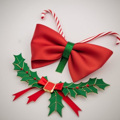 christmas, christmas decoration, red bow, festive, holiday, glitter, vintage, sheet music, music notes, nostalgic, winter, xmas, antique paper, retro, cozy, seasonal background, greeting card, christmas card, decor, warm tones, handmade, celebration, still life, holiday background, music theme