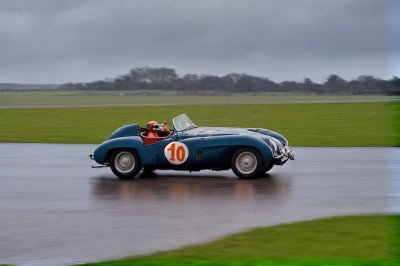 old car, vintage car, nature, mg, rain, racing, race track, sport