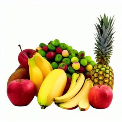 fruits, healthy, food, fresh, nutrition, apples, bananas, oranges, pineapple, grapes, vitamins, natural, large pineapple, nature, orange slices, table decoration, colorful, vegan, refreshing, summer, snack, on the go — Смешной рисунок