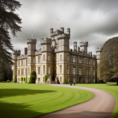 lowther castle, architecture, historic, castle, england, landscape, outdoors, tourist attraction, welsh architecture, historic landmark, gothic style, medieval castle, fortress, soft, beautiful, natural surroundings, romantic, english countryside, walk