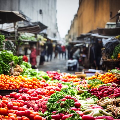 ai generated, vegetables, market, fresh, organic, healthy, carrots, tomatoes, pumpkins, table, wood, autumn, blurred, agriculture, gourds, local, farmer