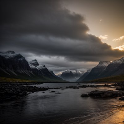 mountains, nature, sunset, sea, clouds, nordic landscapes, peaceful, panorama, lake, silence, reflection, calm, contemplation, scene, light, autumn, landscape photography, distance, bay, calm waters