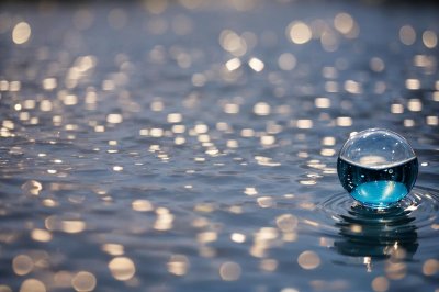 bubbles, water, reflection, surface, blue, abstract, art, nature, light, calm, liquid, wave, flowing, pattern, gloss, soothing, pond, air, air bubble, water motif, glass