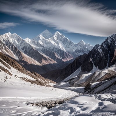 mountain, karakoram, landscape, pakistan, mountain range, mountains, gilgit-baltistan, blue sky, dry, sarfaranga, nature, valley, rock, frozen, sandy, warm, sand, rainstorm — Демотиватор