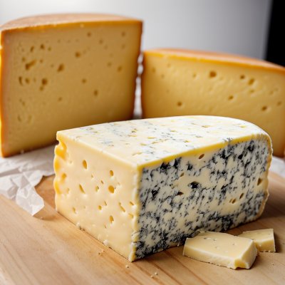 cheese, slice, yellow, hard cheese, mold, wooden surface, cut, edge, texture, ripening cheese, gourmet, dairy, moldy cheese, center, corners, shape, swiss mold, delicacy, finish, detail