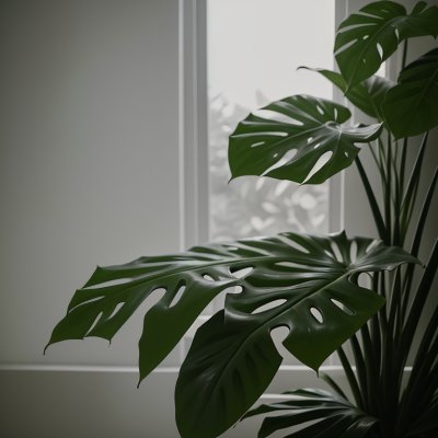 monstera, plant, green leaves, nature, houseplant, leaves, natural beauty, home decoration, plant pattern, foliage, tropical forest concept, ecology, jungle, biophilia, relaxation spot, living area, harmony, ecosystem, aesthetics, climate control