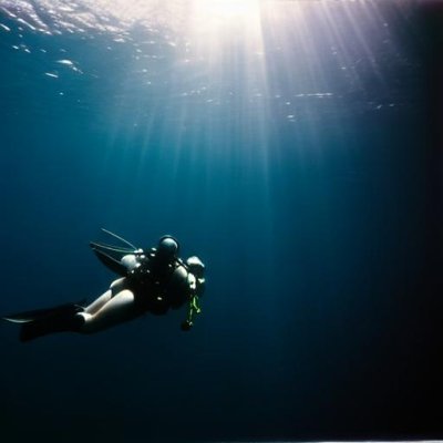 diver, underwater photography, ocean, sea depth, light rays, dive guide, seaweed, safety stop, sidemount diving, natural beauty, quiet ocean floor, wetsuit, underwater realm, underwater visibility, red sea, water adventure, underwater training, air bubbles, nature, adrenaline sport