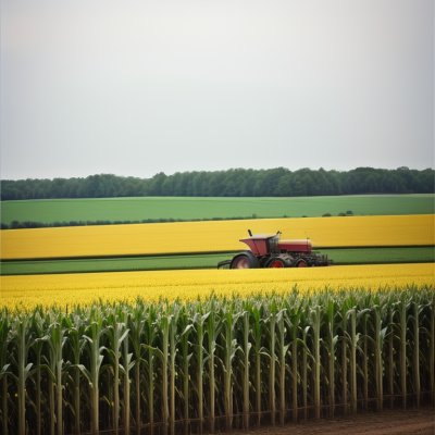 farm, corn, field, summer, nature, landscape, agriculture, horizon, countryside, building, trees, summer afternoon, echinacea field, harvest, village, grain, opening, rural landscape, grass, houses, panorama