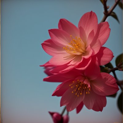 peach blossoms, spring, blooming, flowers, plant, petals, branch, pink, flora, nature, garden, blue sky, flower photography, clear day, outdoors, fragile, decorative, romantic, clouds, insects
