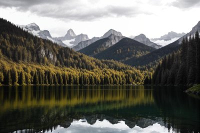 lake, forest, mountains, switzerland, nature, alps, graubünden, rugged, lakeside, wooden, dock, trees, green, serene, gallery, tree, reflection, scenic, hiking, contemplative