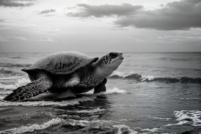 sea turtle, turtle, nature, animal, reptile, marine, aquatic, ocean, coast, baby, young, newborn, sand, beach, waves, sunrise, coastal, crawling, natural habitat, educational, conservation
