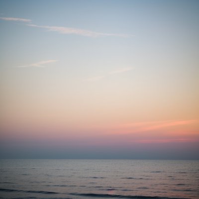 sea, sky, cloud, sunset, pastel colors, calm, serenity, vastness, horizon, calm ocean, dusk, water, current, nature, reflection, silence, pattern, beautiful, tone
