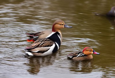 mandarin duck, nature, bird, animal, waterfowl, wildlife, water, feathers, beak, plumage, swimming, natural habitat, calm, forest water, weathered, heron, tranquility, brown, floating, gentle current