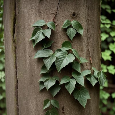 ivy, climbing plant, tree bark, trunk, green leaves, nature, forest, wood, overgrown, ecology, knots, surface texture, organic, wild plants, roots, outdoor, decorative, growth, green, character, tranquil atmosphere