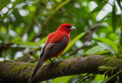 bird, nature, colorful, tropical, exotic, green, beautiful wallpaper, red, yellow beak, wood, twig, background, wilderness, ecosystem, macro, detail, barbet, moss, gould's, macro photography