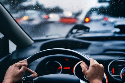 driving, car, rain, traffic, steering wheel, dashboard, driver, view, traffic jam, rush hour, wet, highway, weather, urban traffic, car wallpapers, hand, brake lights, nature, windshield, travel, visibility, tourism