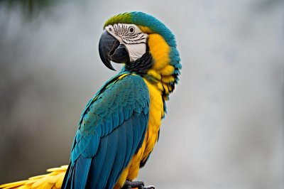 parrot, blue and yellow, bird, macaw, exotic, feathers, wild, close-up, nature, avian, caribbean, natural habitat, animal, zoo, puerto rico, ecology, colorful, wilderness, beautiful, clear