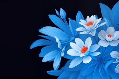 floral, abstract, flower background, flower, beautiful flowers, colorful, blue, nature, fantasy, smoke, dream, blue flower, blue abstract, flower wallpaper, blue fantasy, blue smoke, blue dream