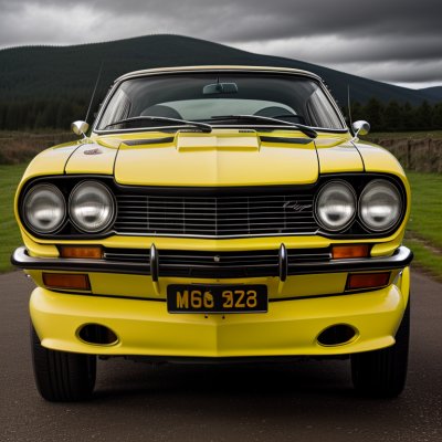 ford, capri, antique car, car wallpapers, automobile, car, yellow, vehicle