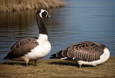 canada goose, geese, animal, goose, waterfowl, wild goose, pond, nature, asleep, wildlife, bird