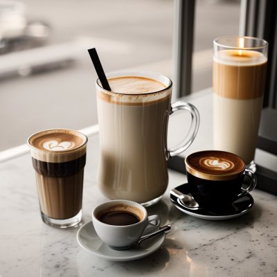 coffee, café, latte, cappuccino, espresso, barista, latte art, coffee beans, grinder, iced coffee, hot coffee, café interior, coffee shop, cozy café, coffee culture, breakfast, croissant, coffee lifestyle, caffeine, mug, coffee cup, takeaway coffee, americano, flat lay, cup, ai generated