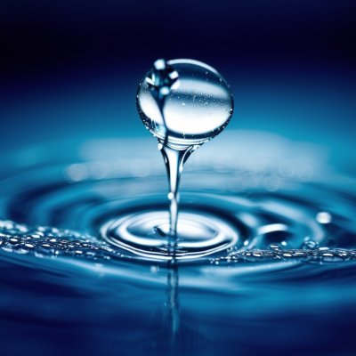 waterdrop, water, liquid, drop, fluid, splash, macro, closeup — Размытый фон